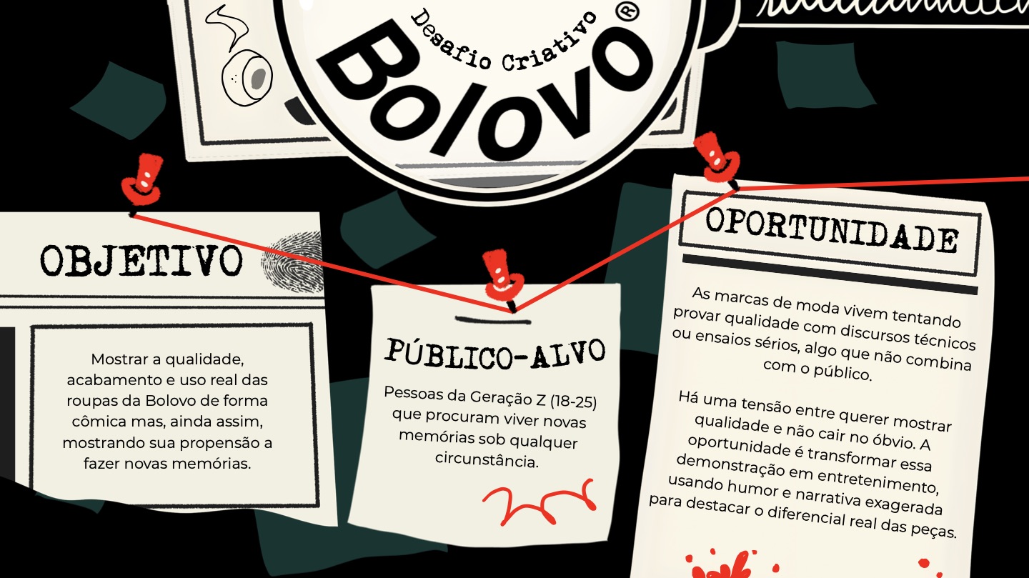 Capa do projeto Bolovo, com objetivo, público-alvo e oportunidade