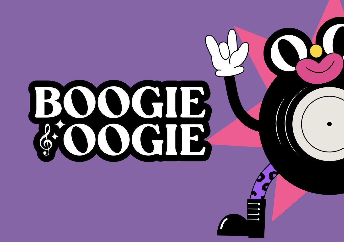 Capa do manual Boogie Oogie Records com o mascote Óggie