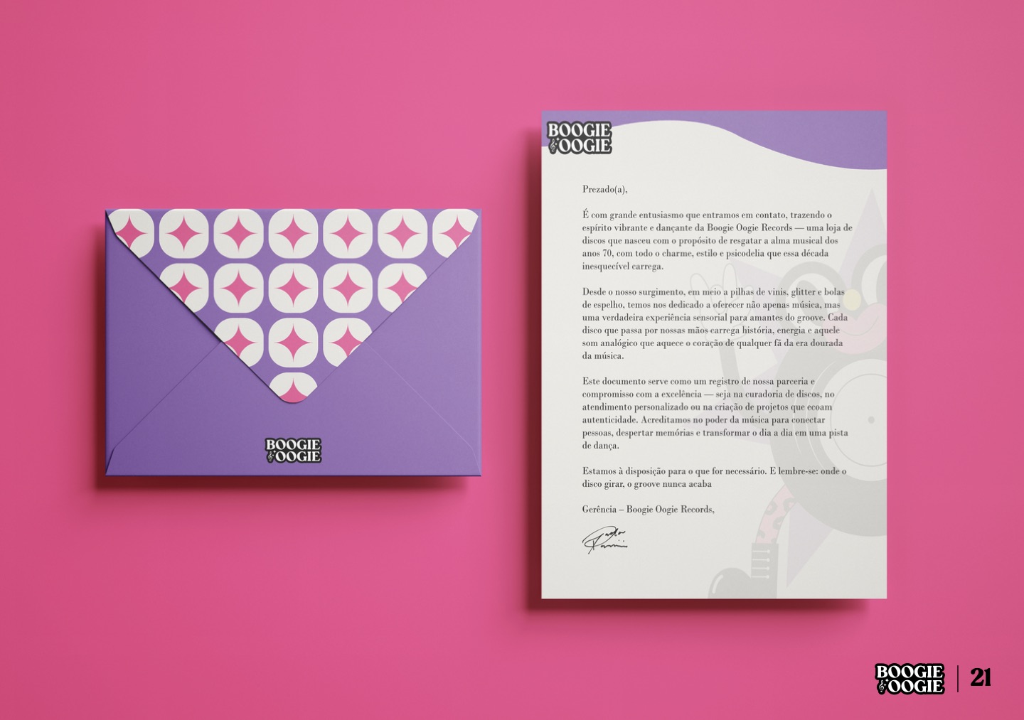 Envelope e papel timbrado