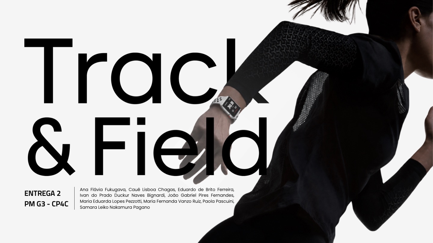 Capa do plano de marketing Track&Field