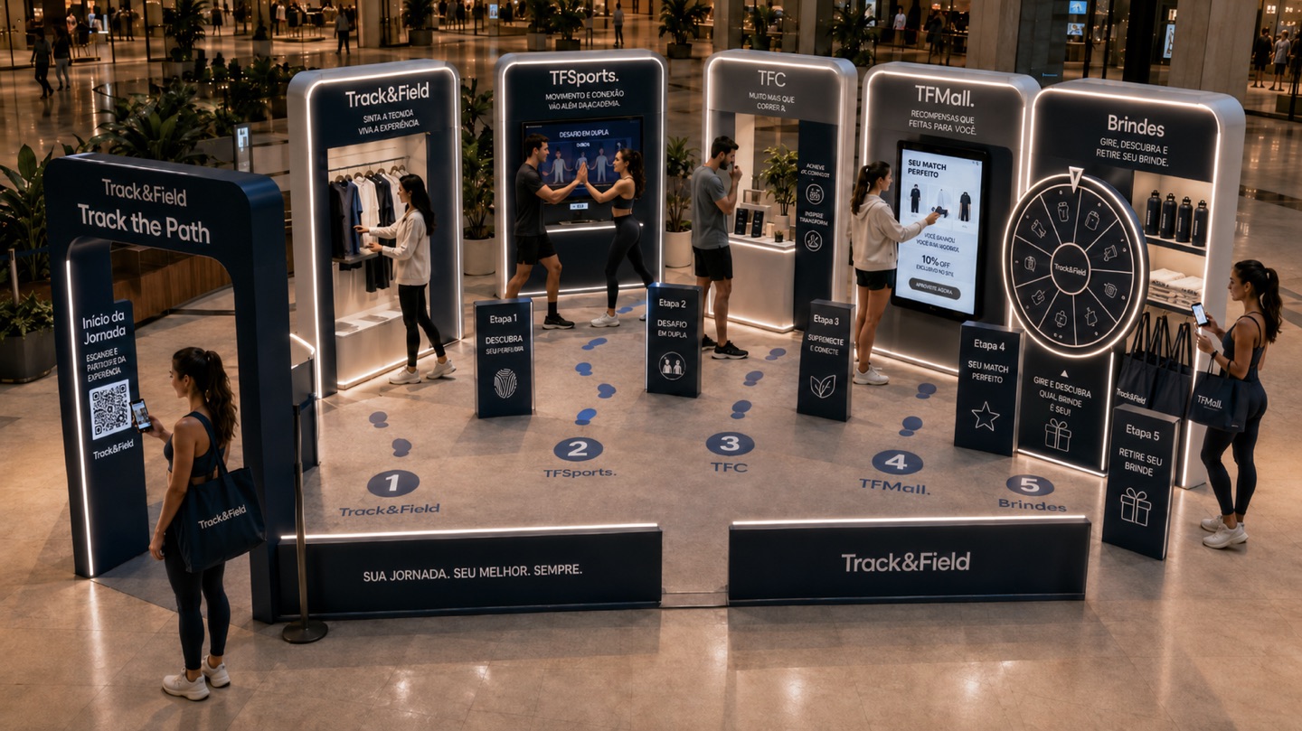 Track the Path: OOH interativo em shopping